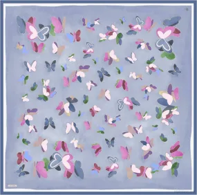 Armine Butterfly Print Silk Scarf #34