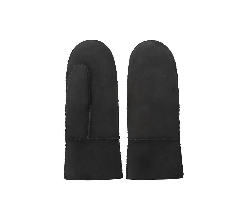 AUSTRALIAN SHEPHERD® Fluffy Sheepskin Wool Mittens