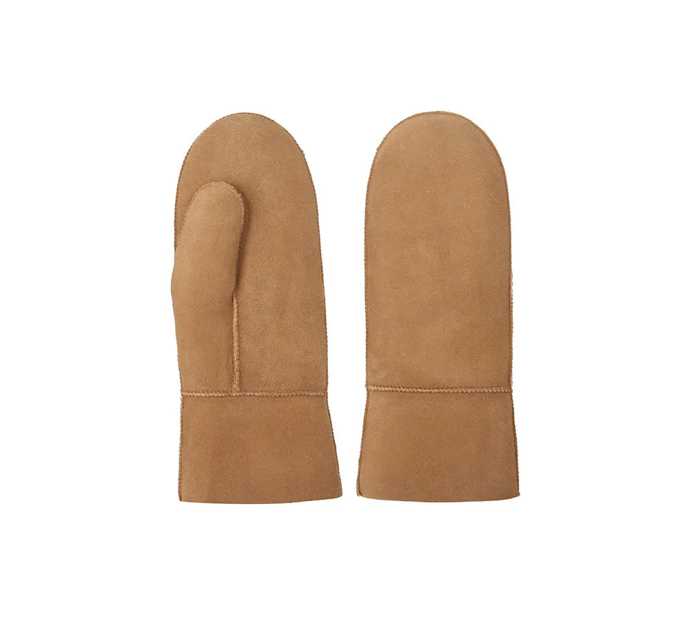 AUSTRALIAN SHEPHERD® Fluffy Sheepskin Wool Mittens