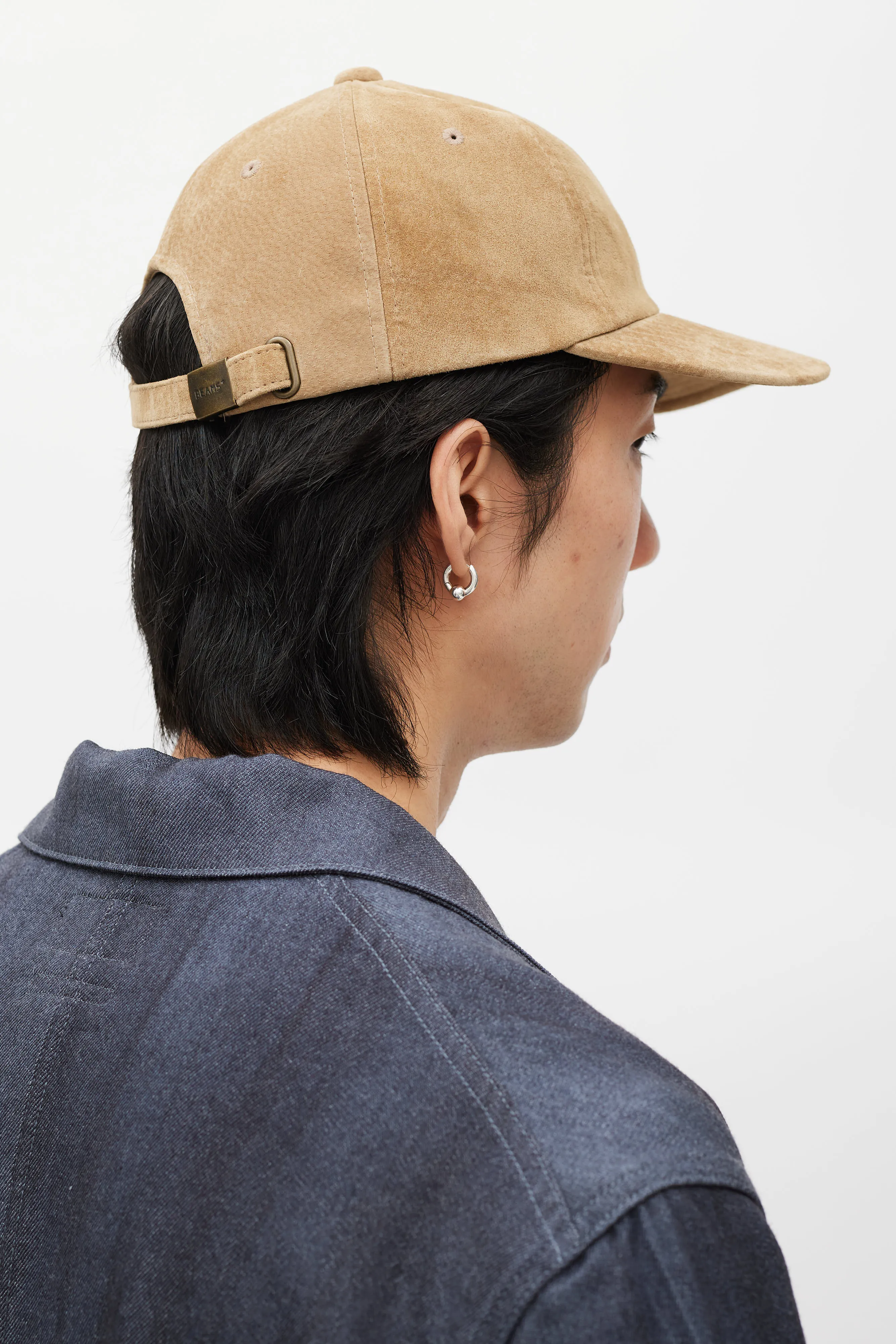 Beige Suede Hat