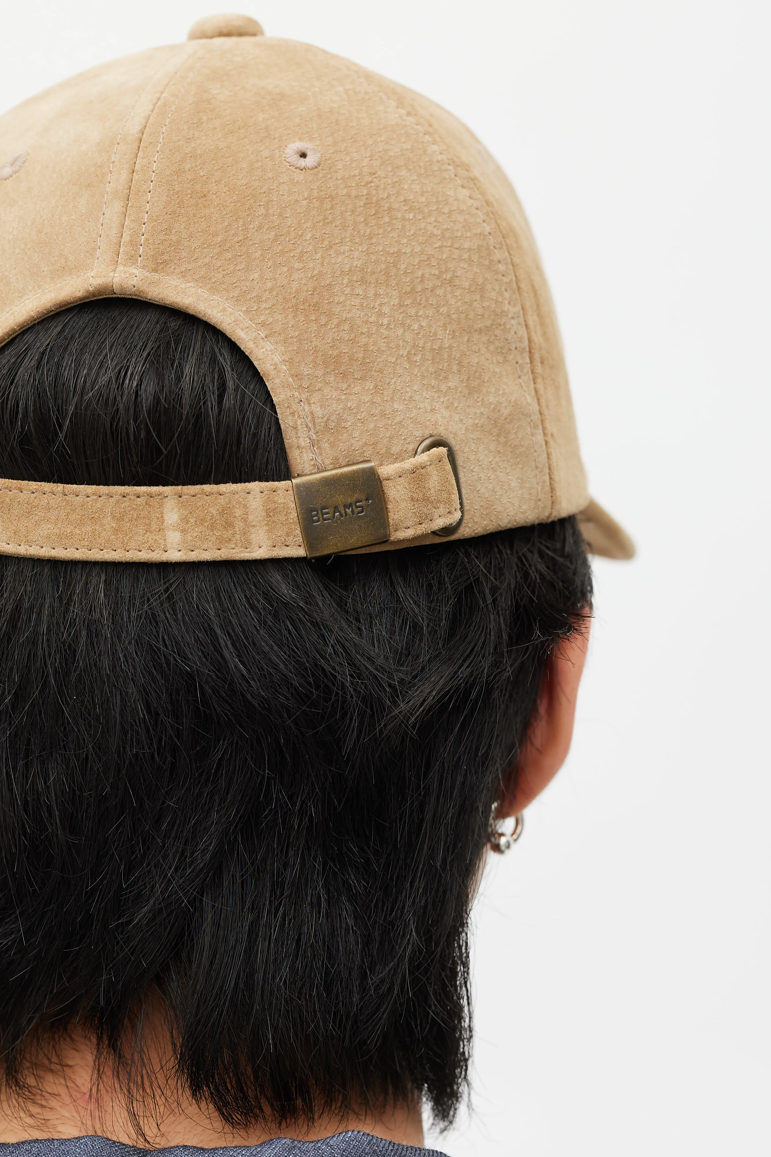Beige Suede Hat