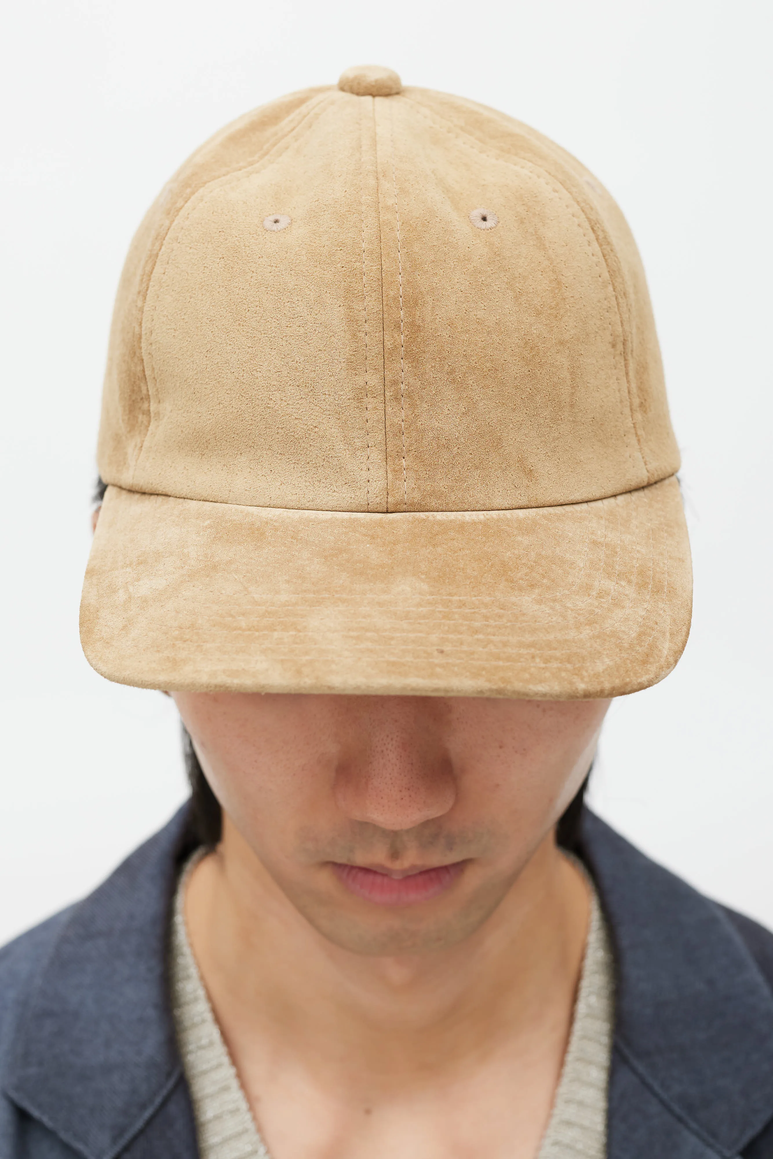 Beige Suede Hat