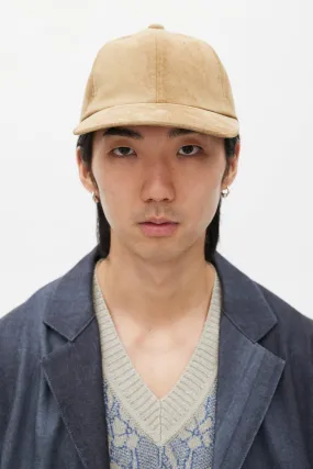 Beige Suede Hat