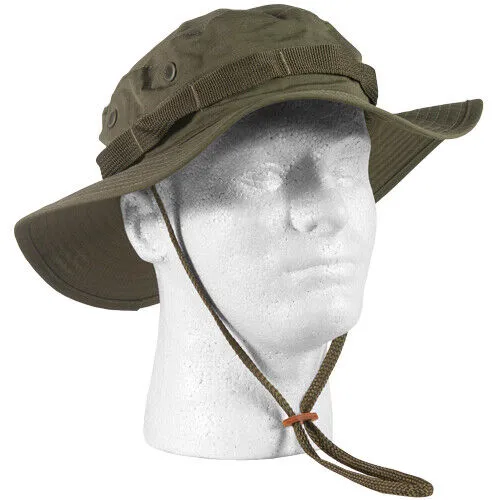 BOONIE HATS CAMOUFLAGE USMC WOODLAND TIGER STRIPE DESERT RIP-STOP MILITARY STYLE