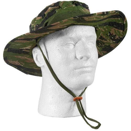 BOONIE HATS CAMOUFLAGE USMC WOODLAND TIGER STRIPE DESERT RIP-STOP MILITARY STYLE