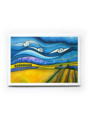 Canola Fields Art Card | 7" x 5"