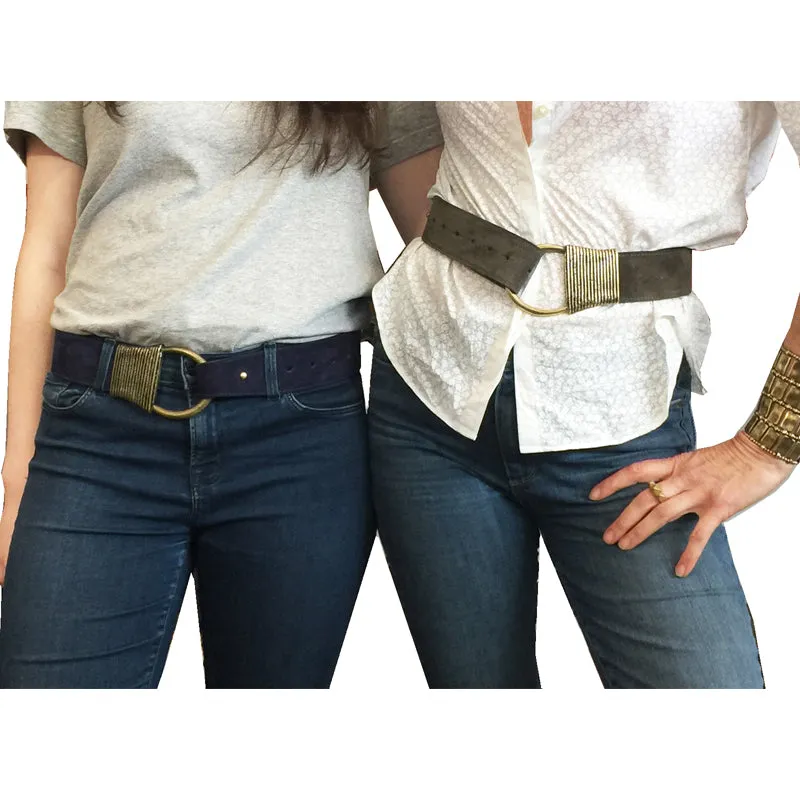 Cast Rope Belt - Saddle Suede