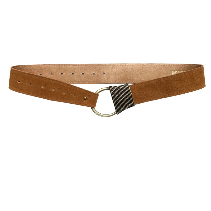 Cast Rope Belt - Saddle Suede