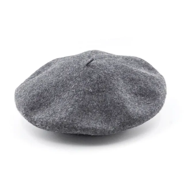 Elegant Lady Women Wool Felt Warm French Classic Beret