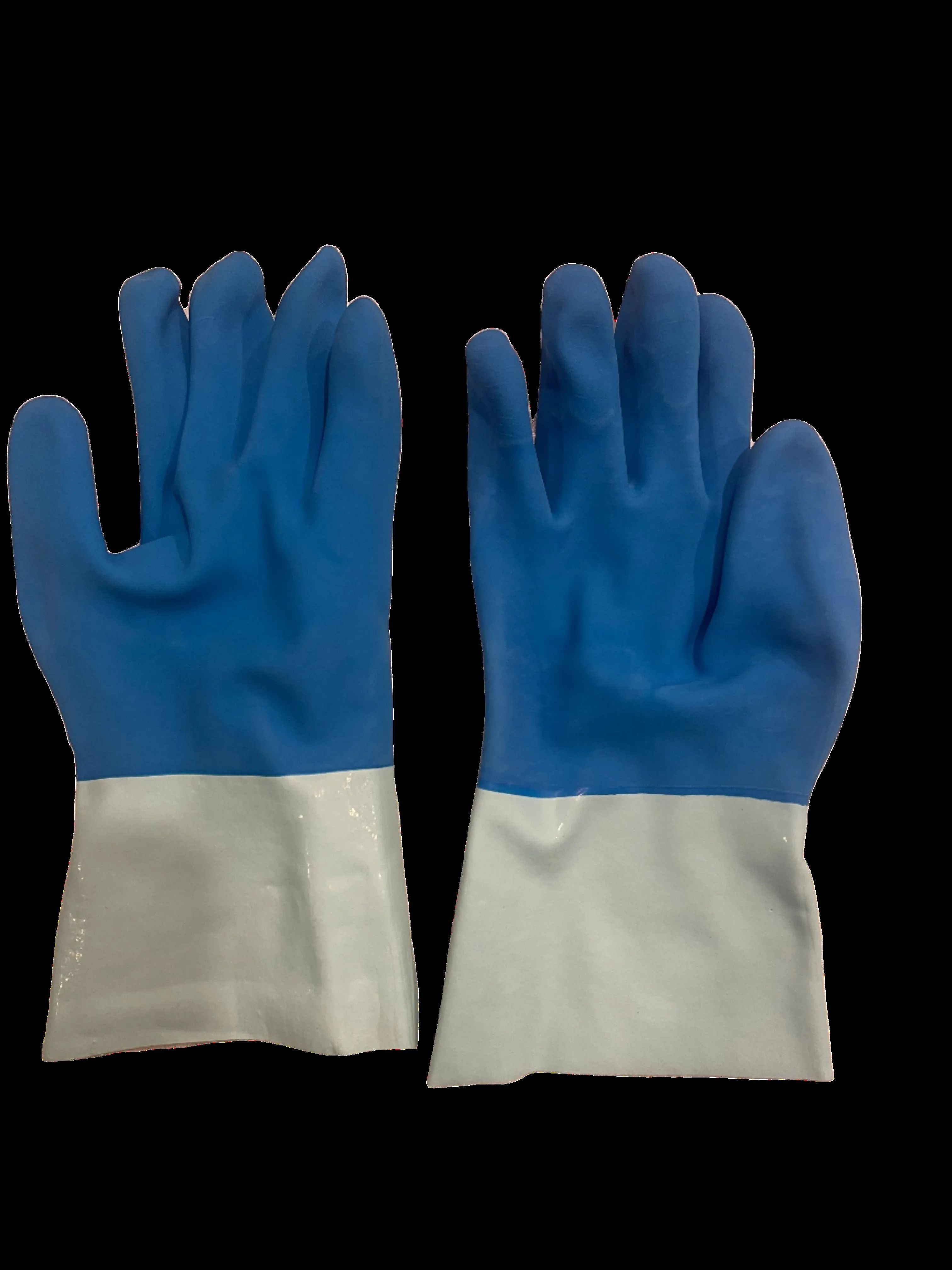Flexible Blue Natural Rubber Glove