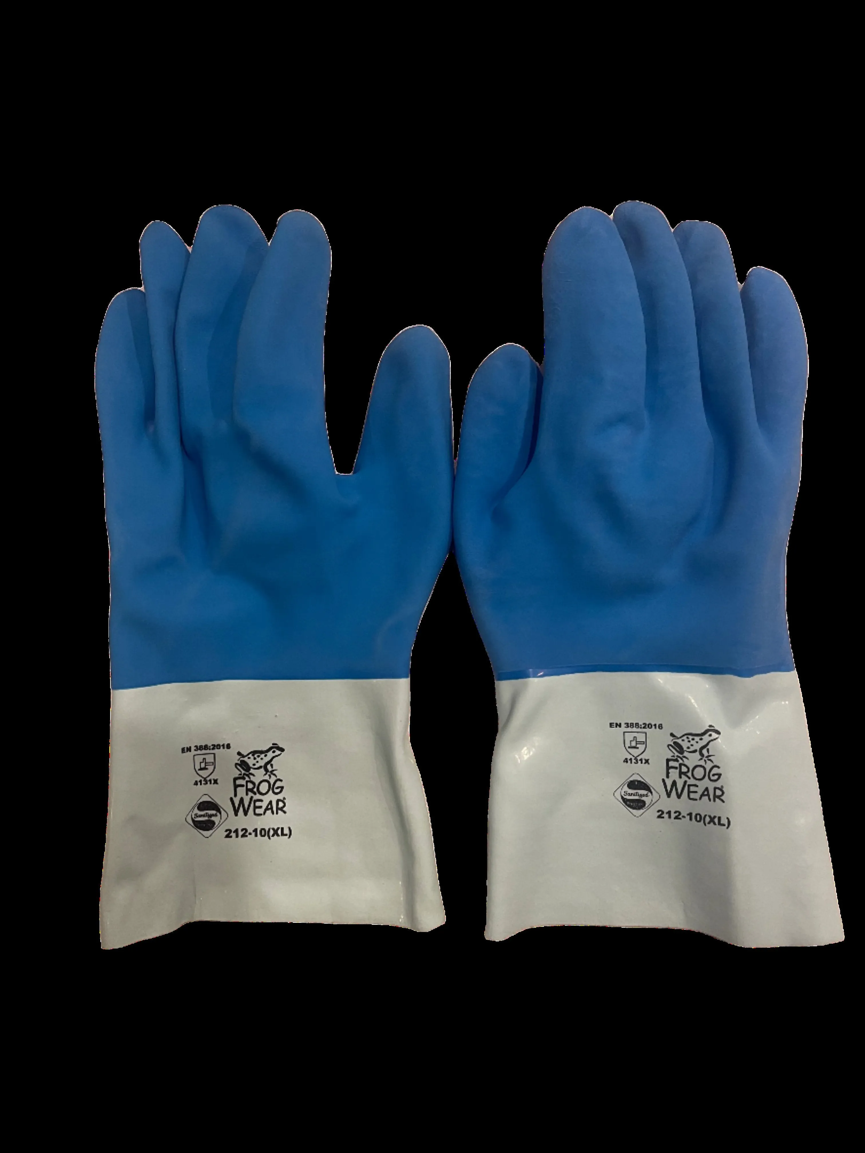 Flexible Blue Natural Rubber Glove