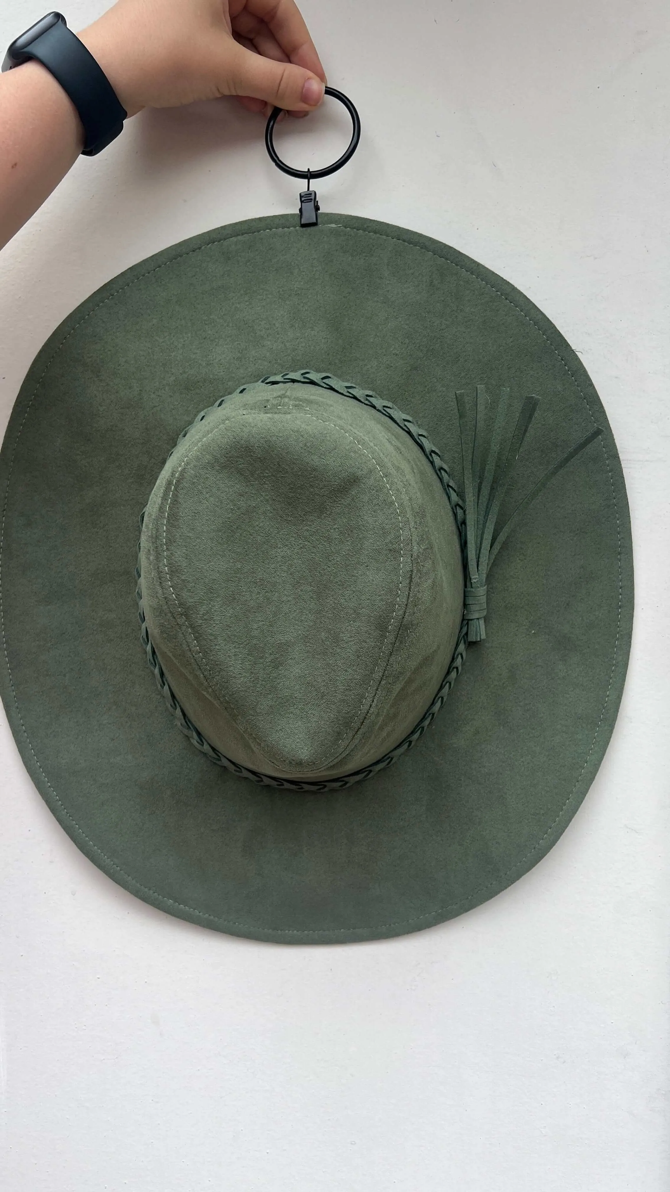 Floppy Brim Suede Hat