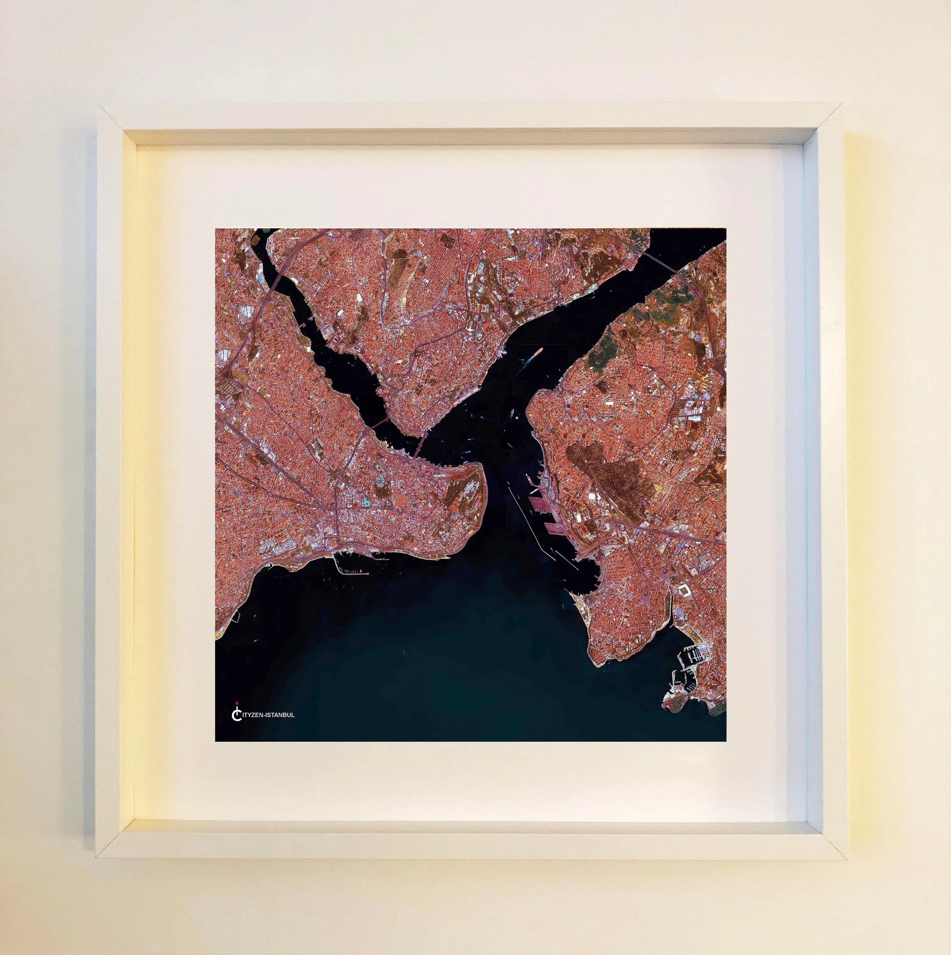 Istanbul Scarf Framed