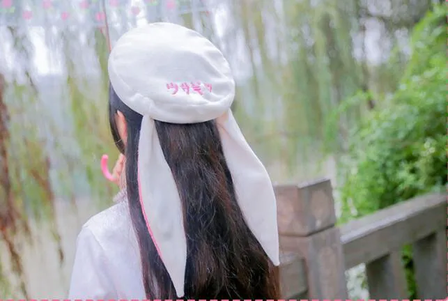 Korean Version Japanese Soft Sister Rabbit Ears Painter Cap Fashion Casual Style