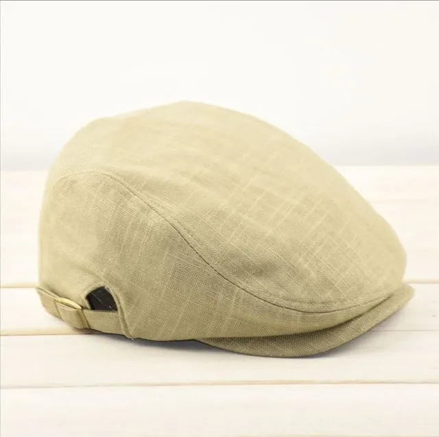 Male Plus Size Ivy Hat Big Head Man Spring Summer and Autumn Newsboy Cap