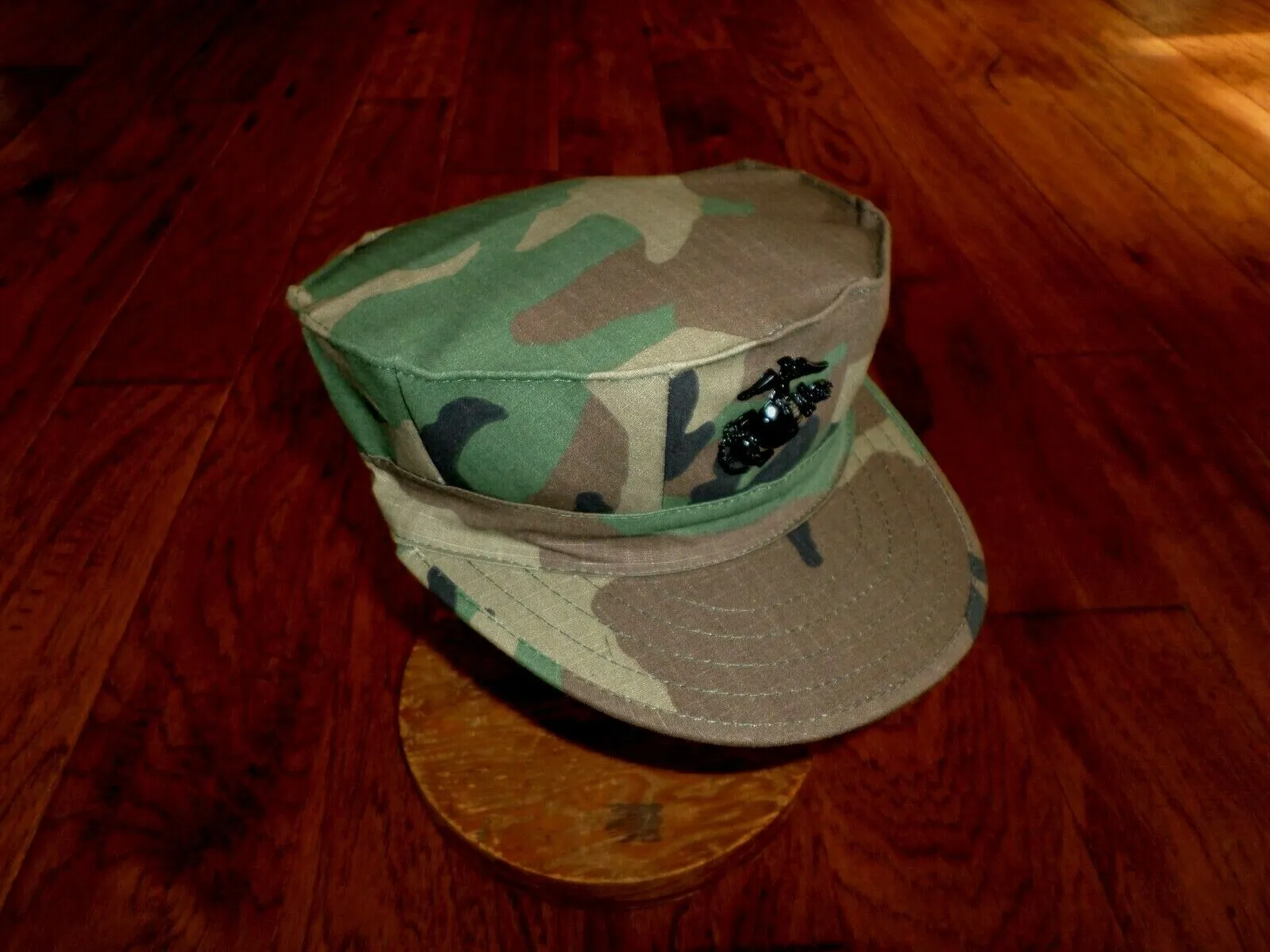 MARINE CORPS STYLE UTILITY HAT U.S.M.C WOODLAND CAP SIZE X- LARGE 7 3/4