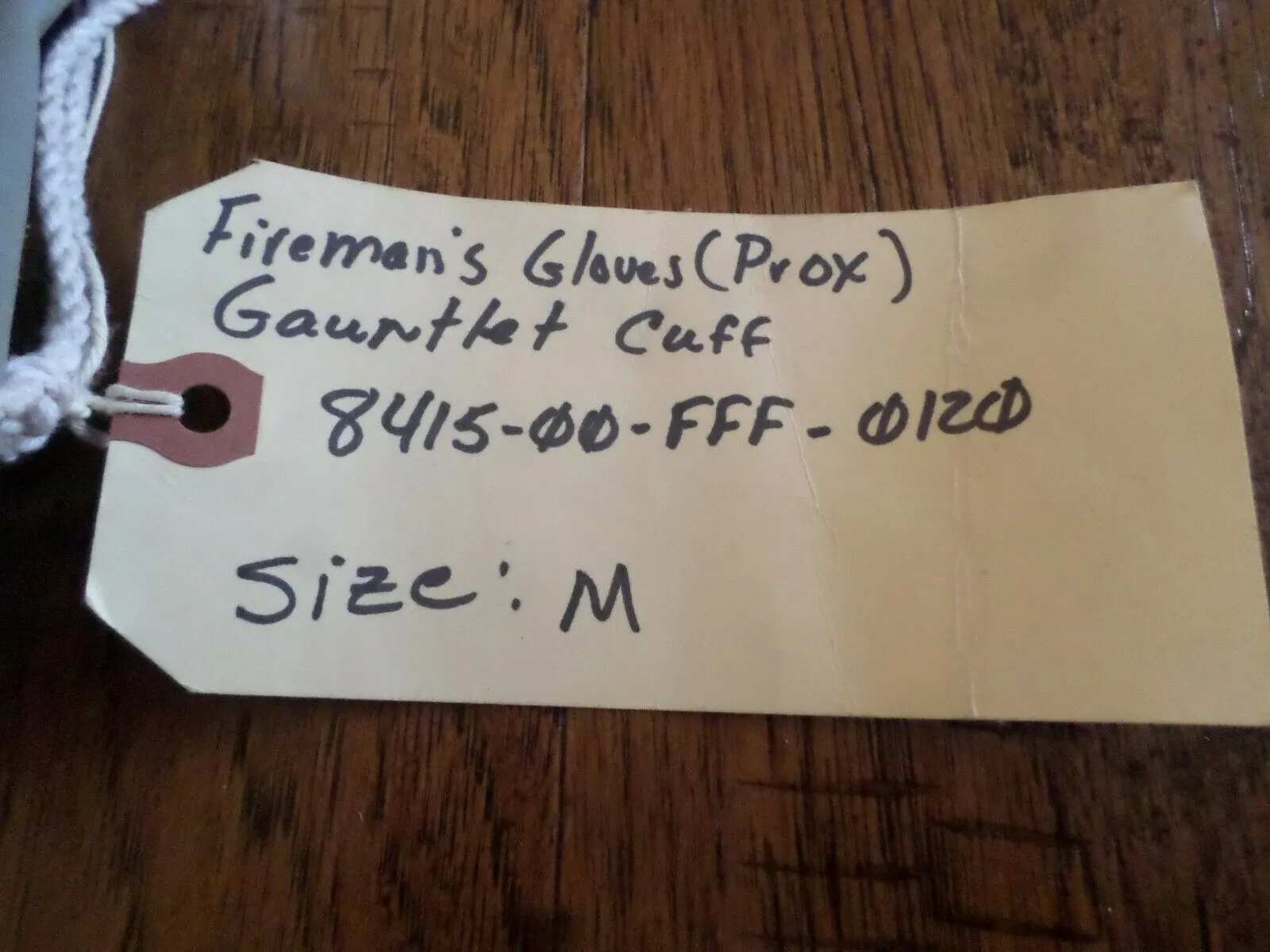MILITARY ISSUE FIREMAN'S PROXIMITY GLOVES GAUNTLET CUFF ARFF TURNOUT GEAR