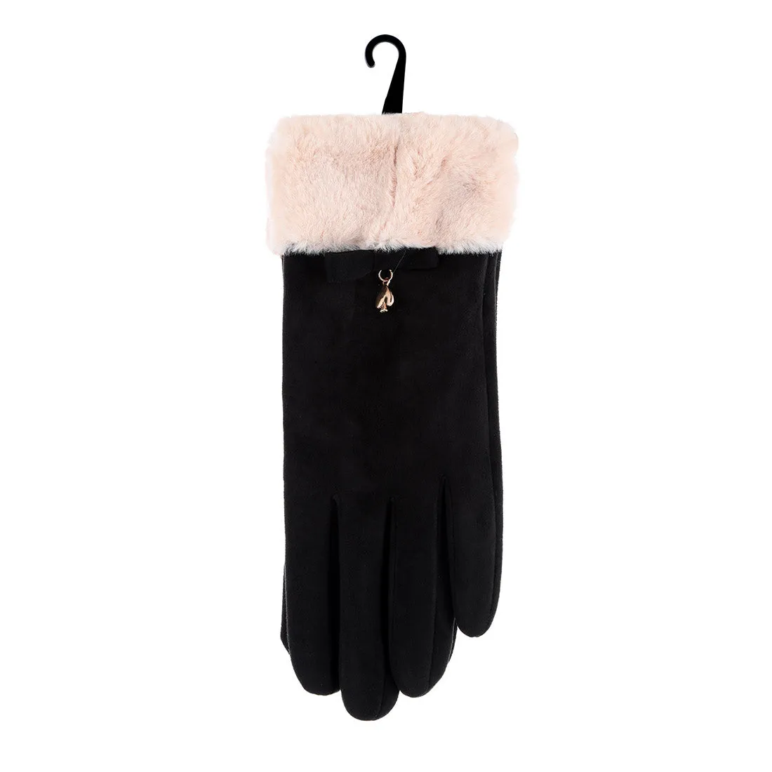 MINISO Women's Bow Tie Gloves(Random Color)