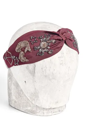 Star Sign Beaded Twist Soft Headband