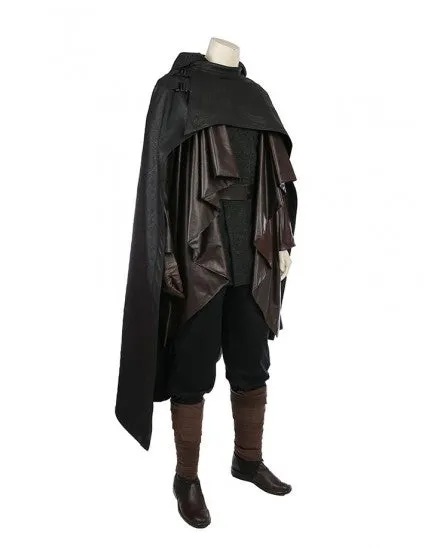 Star Wars 8: The Last Jed Luke Skywalker Costume with Cloak - B Edition