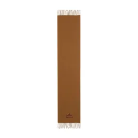 Vivienne Westwood Embroidered Logo Camel Scarf