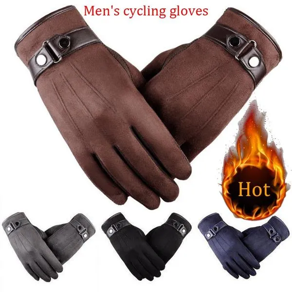 Warm Velvet Cold-Proof Gloves Thermal Touch Phone Screen